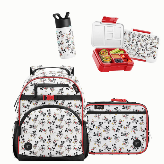 Set  Escolar Mickey Rojo