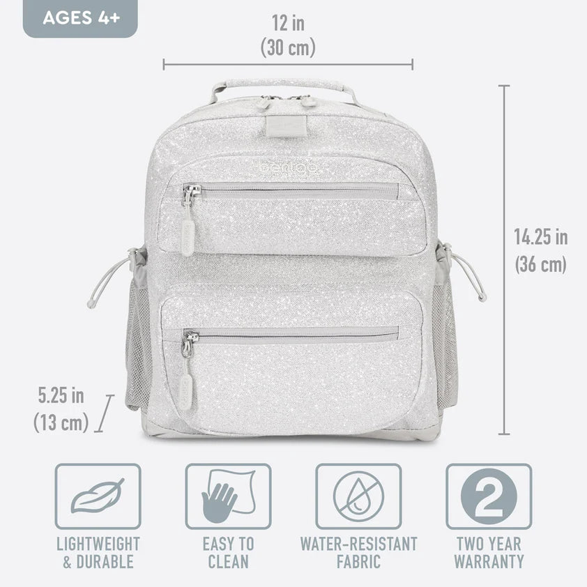 Mochila Glitter Gris