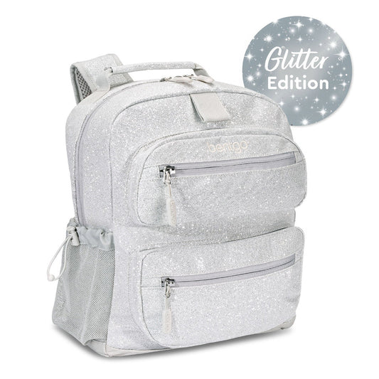 Mochila Glitter Gris